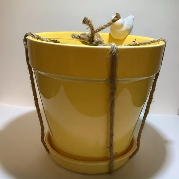 Rae Dunn GARDEN GODDESS Ceramic Planter New - Picture 2 of 4